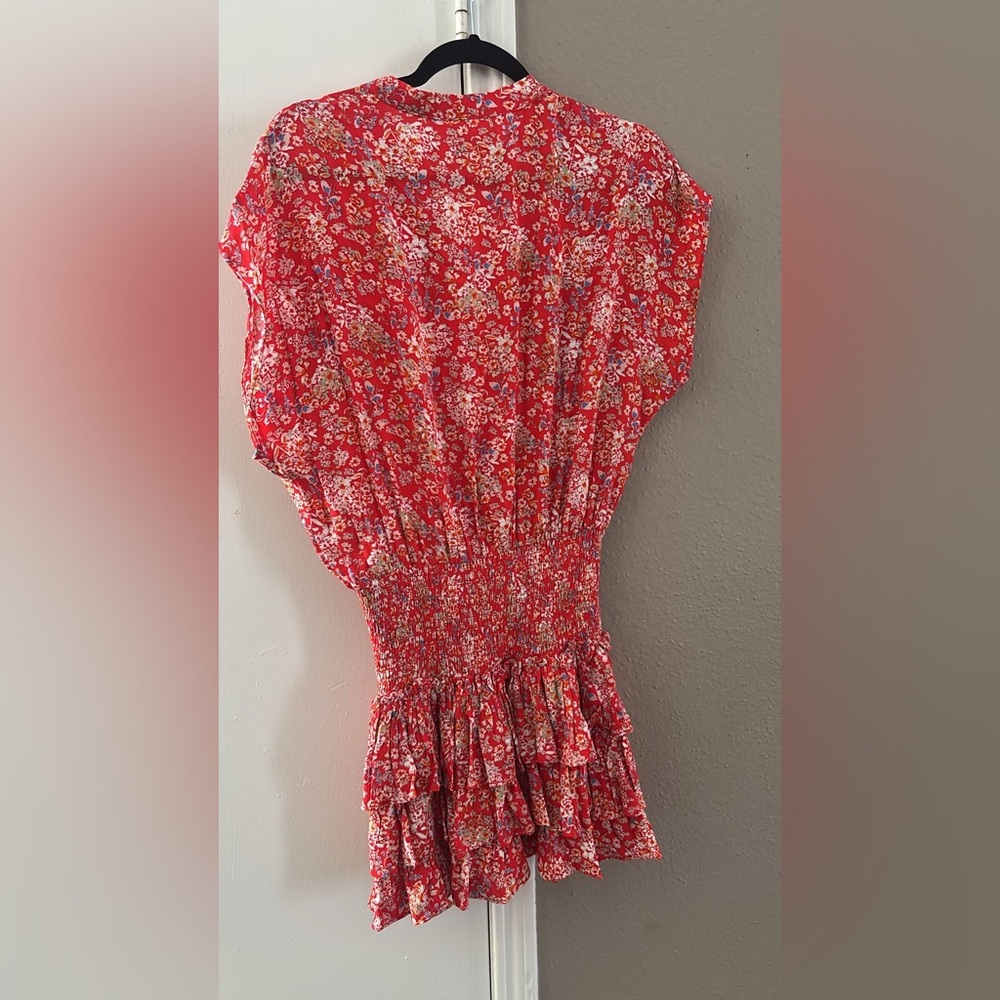 Skylar + Madison Red Floral Dress